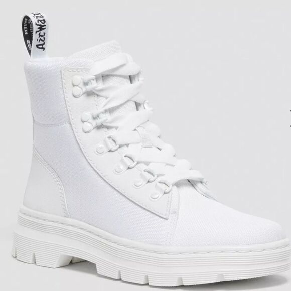 Dr. Martens Combs Poly Casual Boot- White - Picture 3 of 15